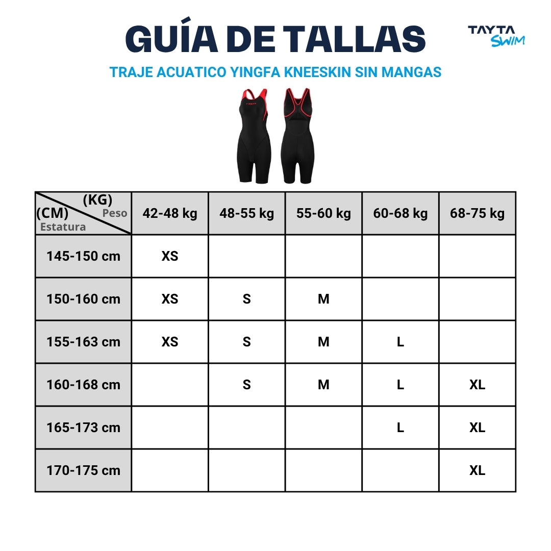 Traje de Baño YINGFA Kneeskin Manga Cero
