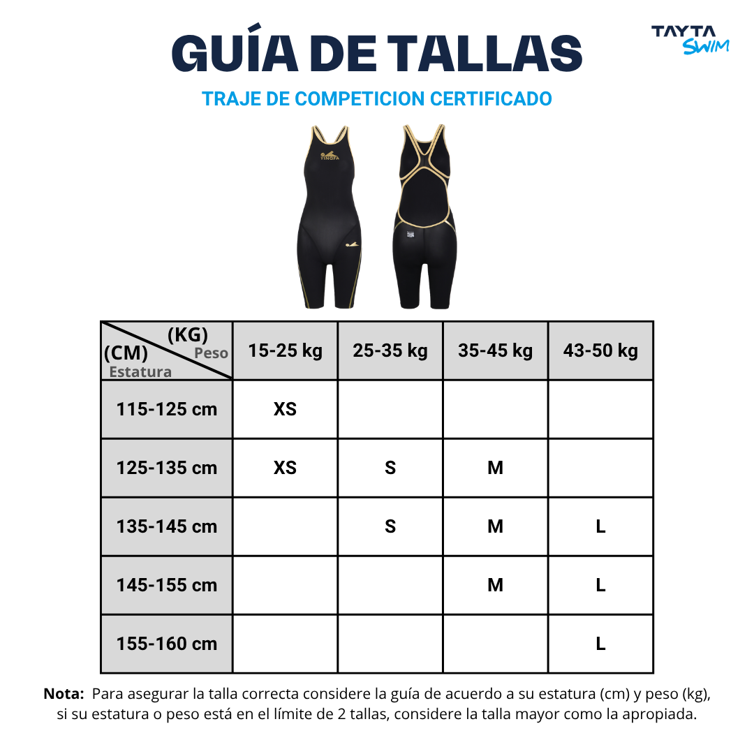 Traje Kneeskin YINGFA Pro IV Certificado Fina Kids