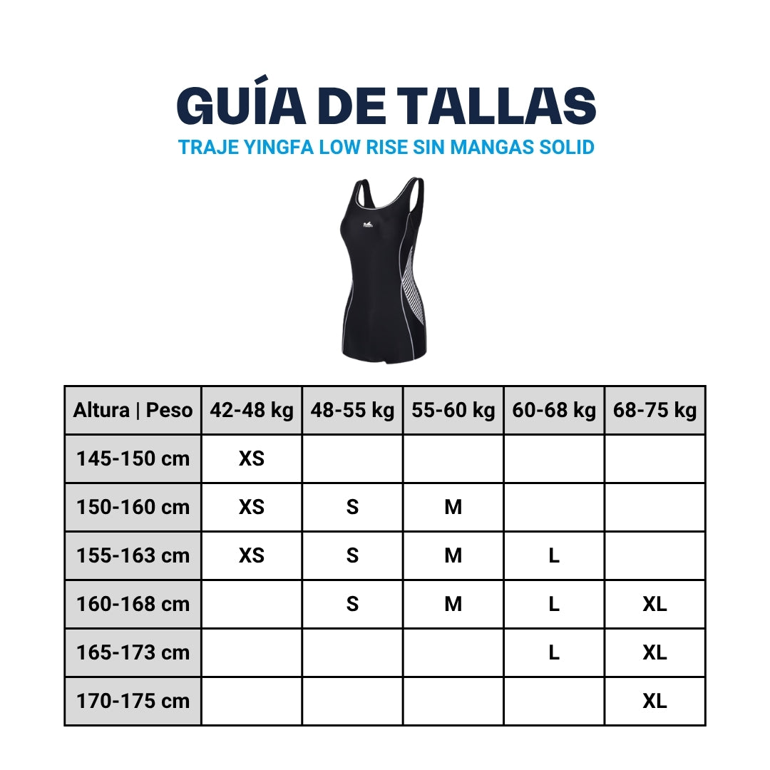 Traje De Baño YINGFA Low Rise Manga Cero