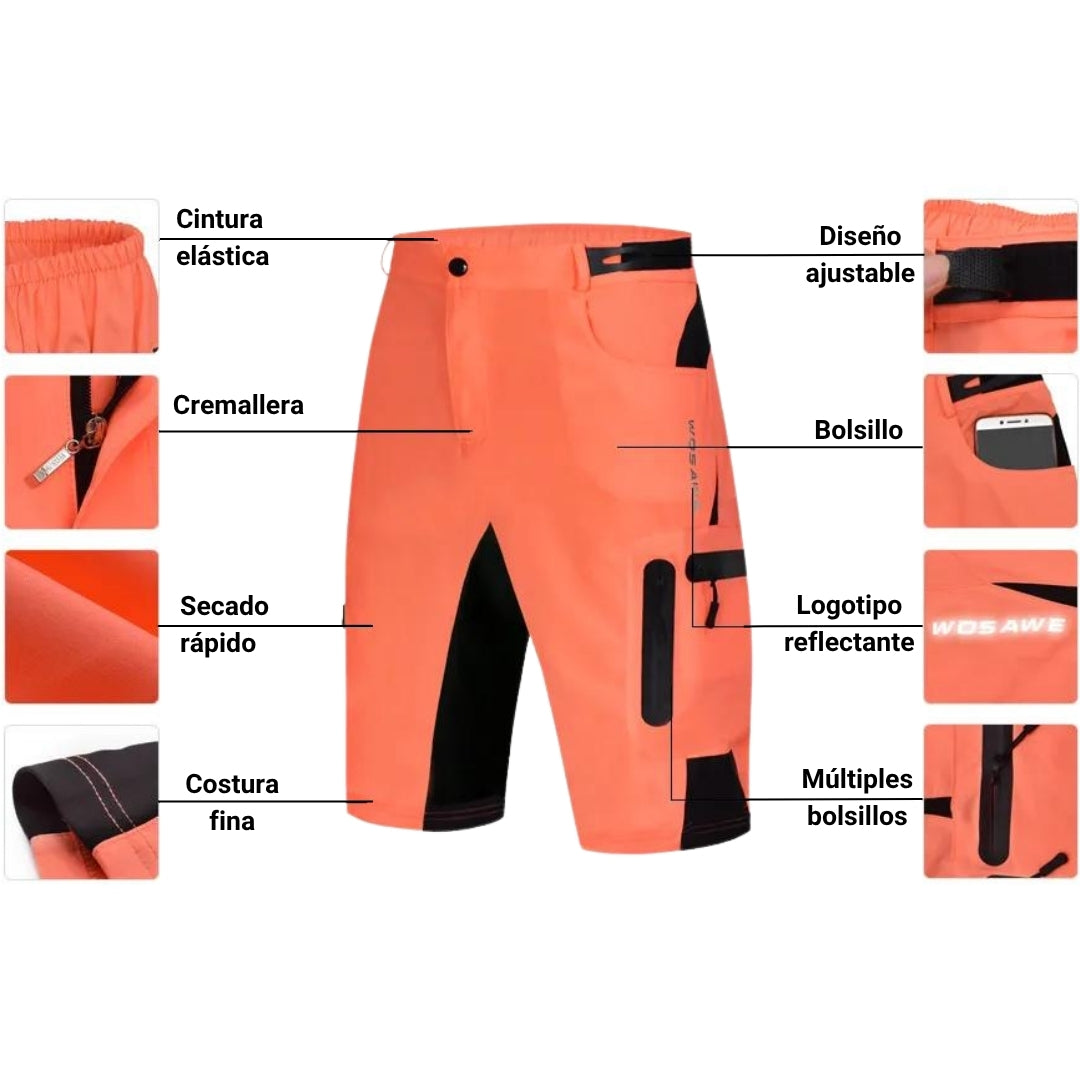 Shorts Mtb WOSAWE Clasico