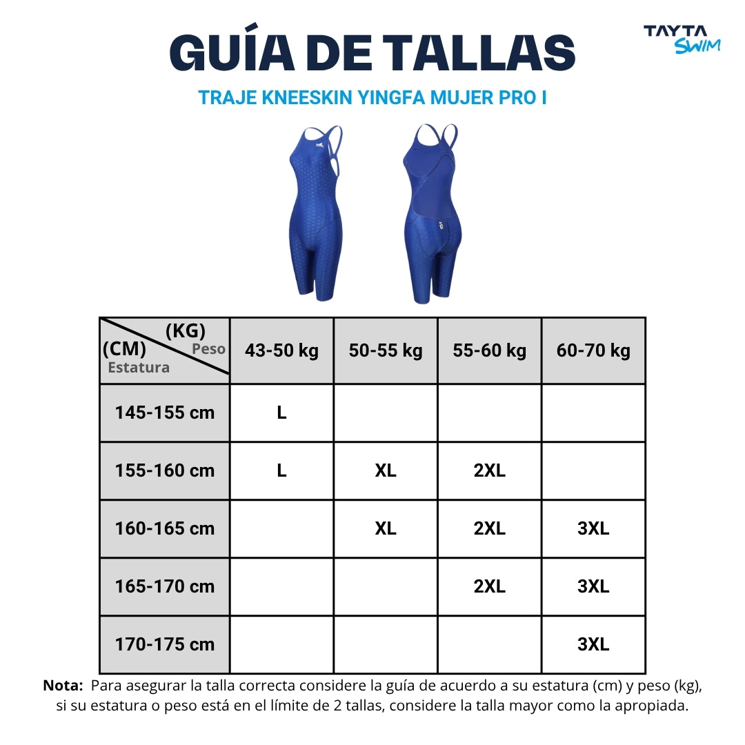 TRAJE KNEESKIN YINGFA MUJER PRO I CERTIFICADO FINA