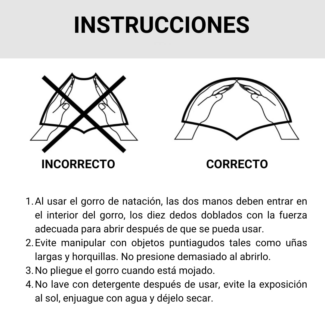 Gorro YINGFA Silicona Color Solid