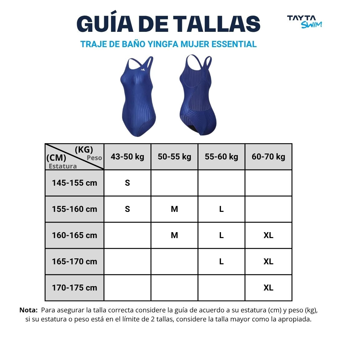 Traje de Natación YINGFA One Piece Essential