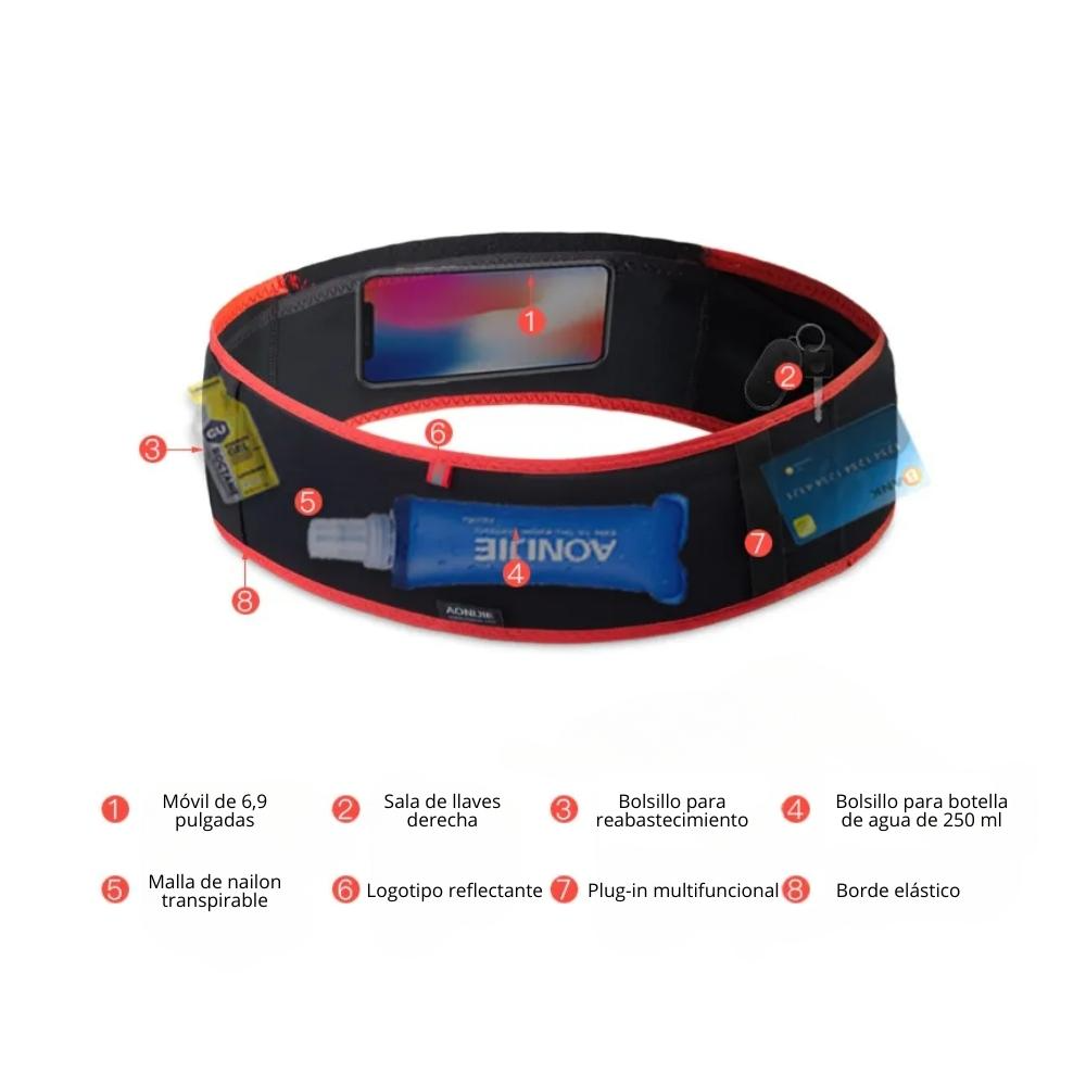 Cinturon Training AONIJIE incluye Soft Flask