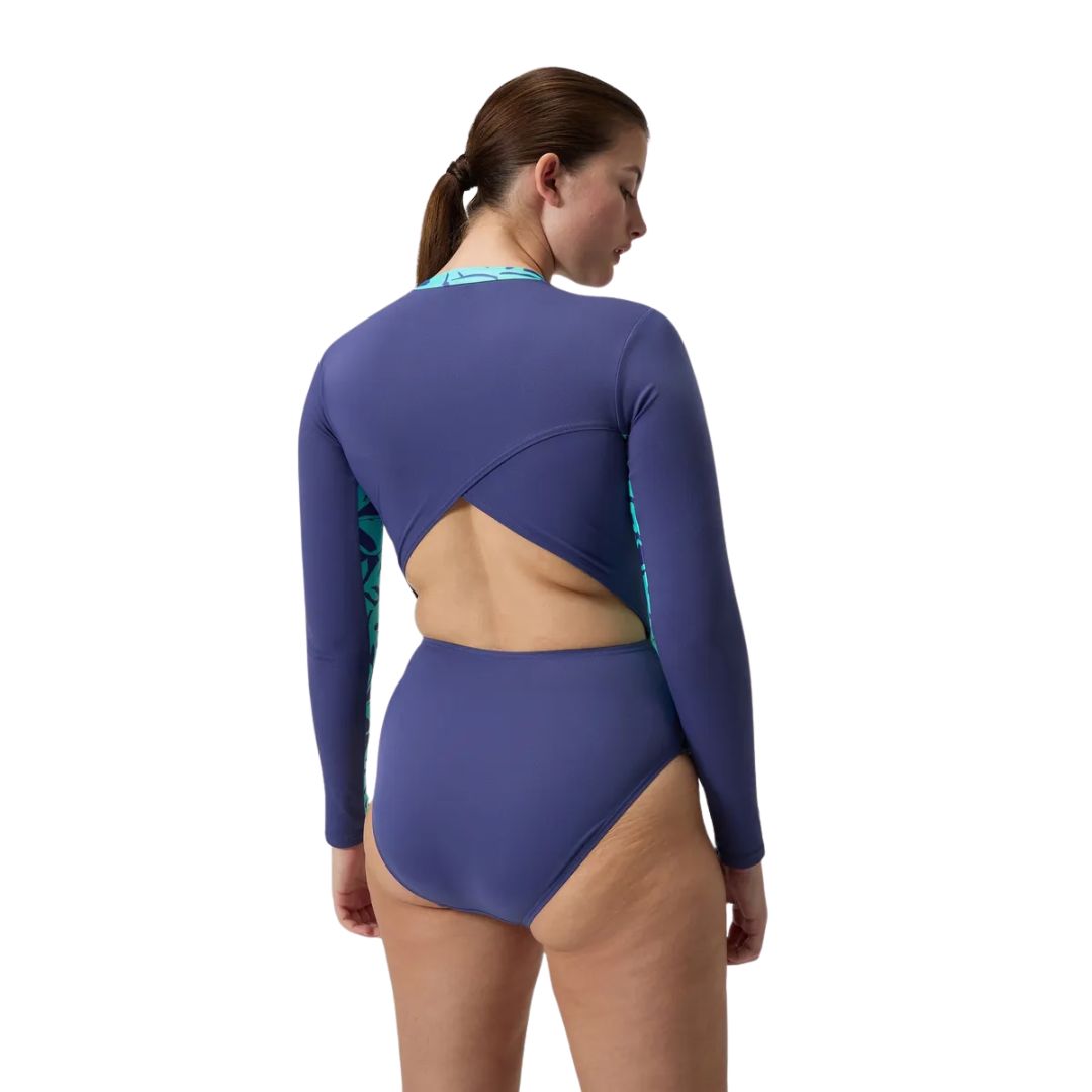 Traje Natacion Mujer SPEEDO Panel Manga Larga