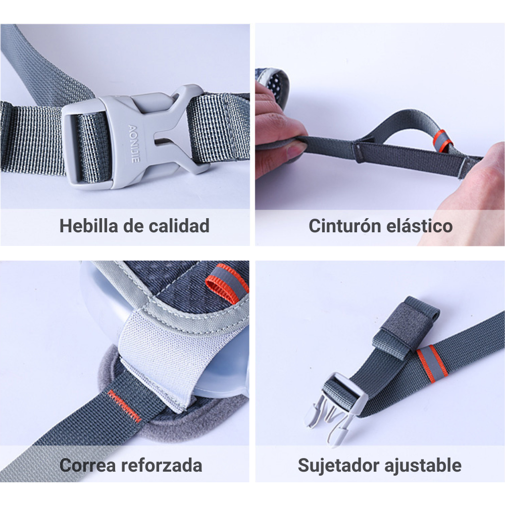 Cinturon Trail AONIJIE incluye botellas 2x170ml