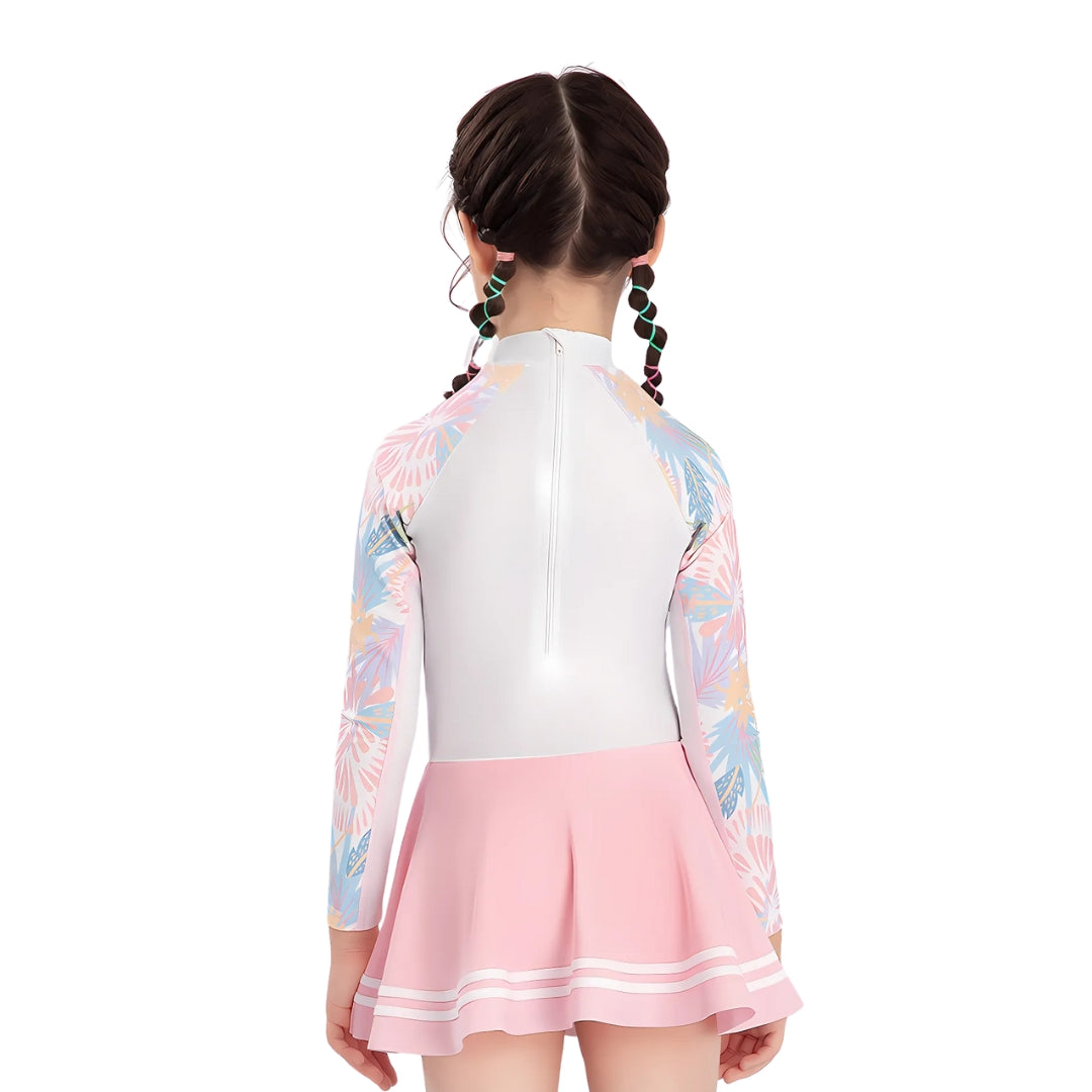 Traje Acuático Kids YINGFA Skirt Suit Manga Larga