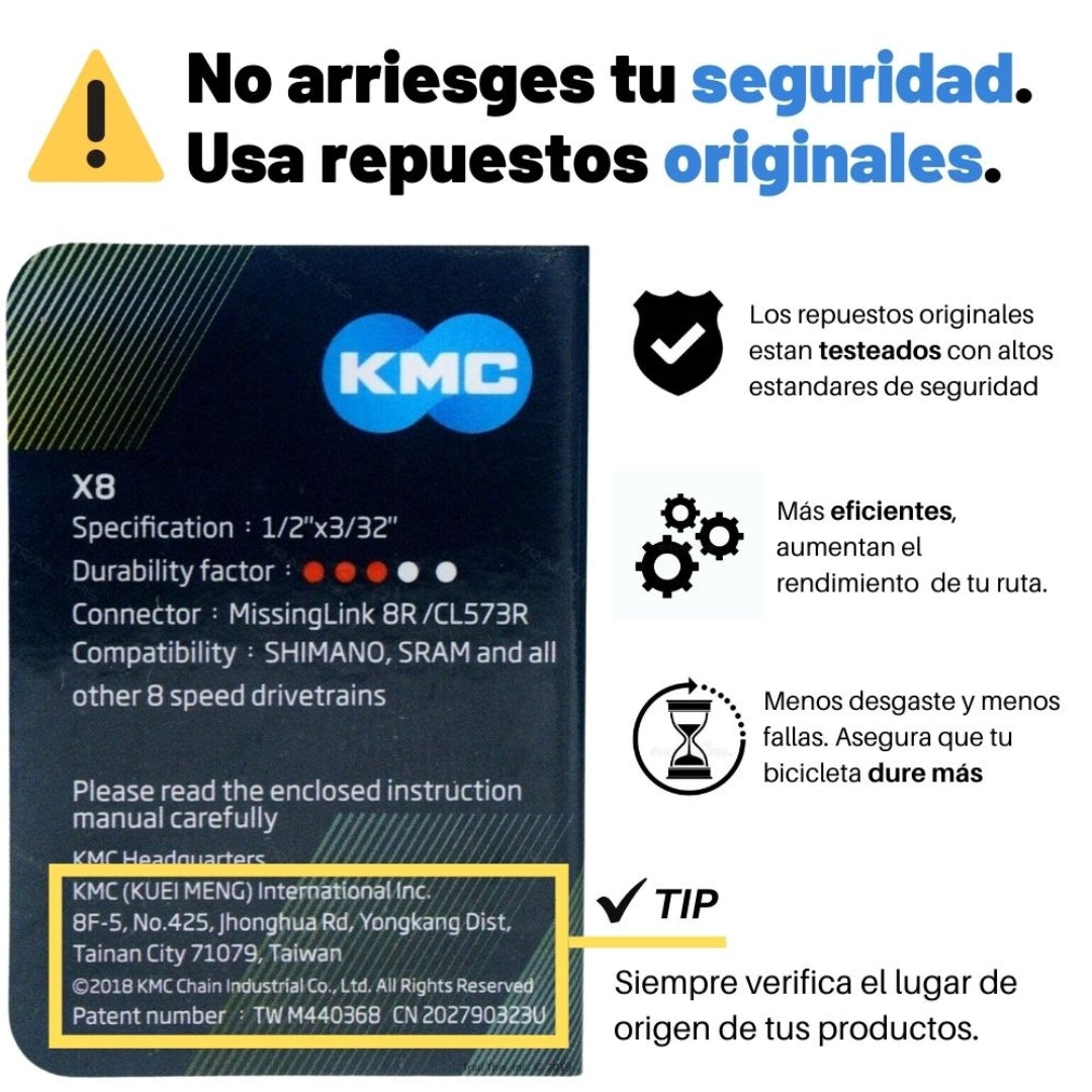 Cadena de Transmisión KMC X9