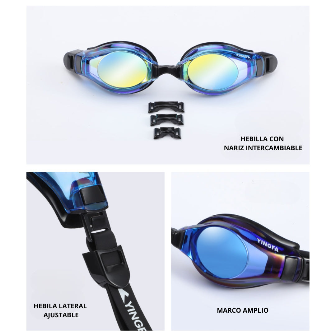 Lentes YINGFA Clasico Antiniebla Espejo Anti-UV