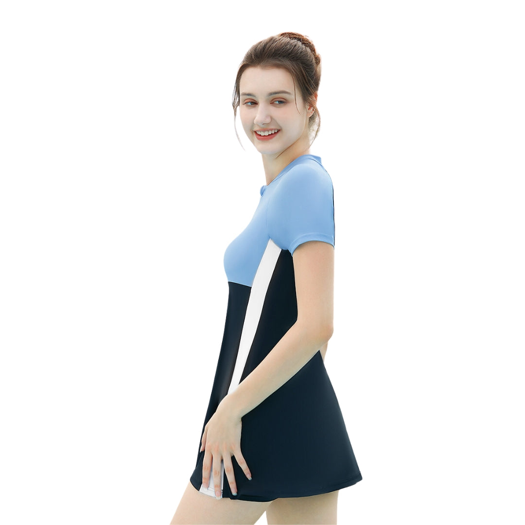 Traje Skirt Suit Manga Corta