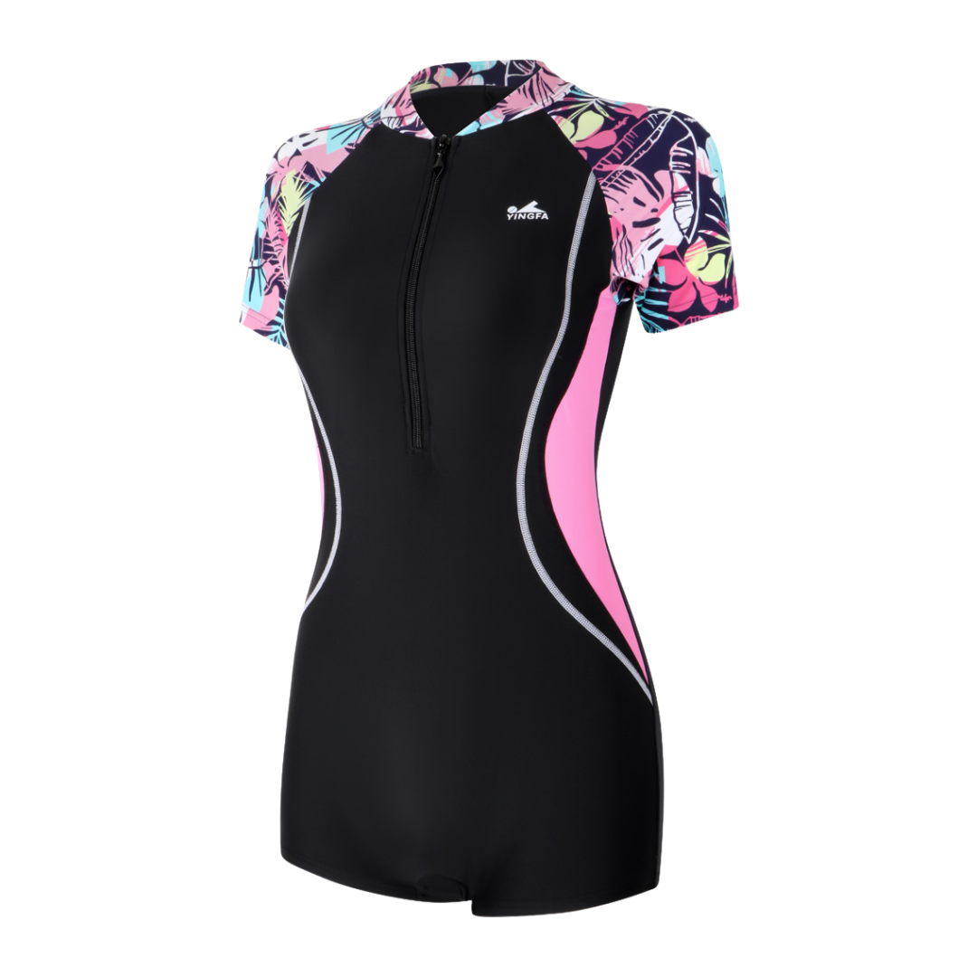 Traje De Baño YINGFA Low Rise Manga Corta III