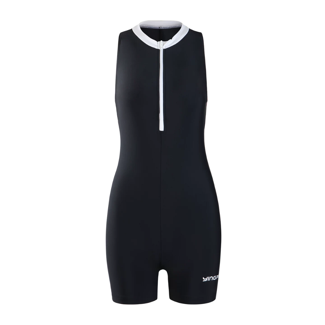 Traje de Baño YINGFA Enterizo Manga Cero