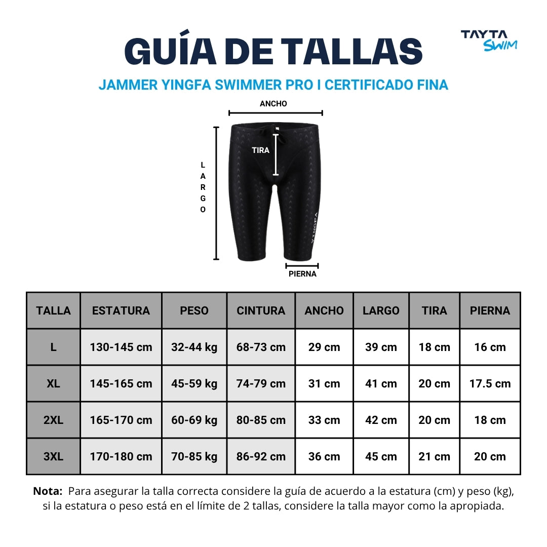 Jammer YINGFA Swimmer Pro I Certificado Fina