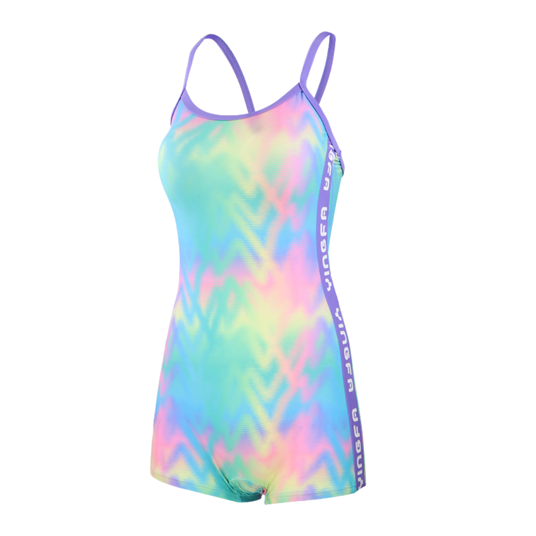 Traje De Baño YINGFA Low Rise Manga Cero Bright