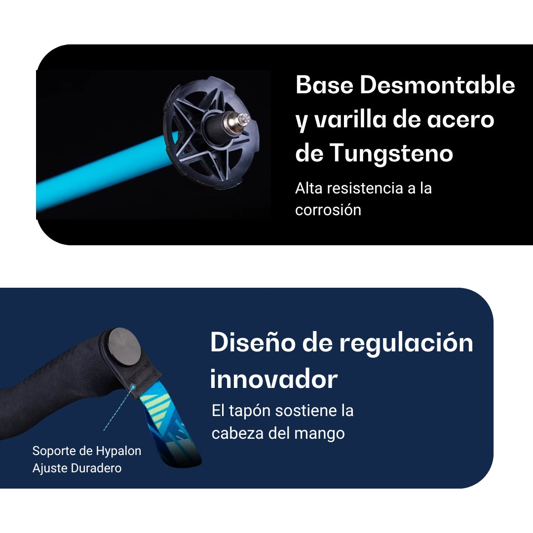 Baston Trekking AONIJIE Aluminio