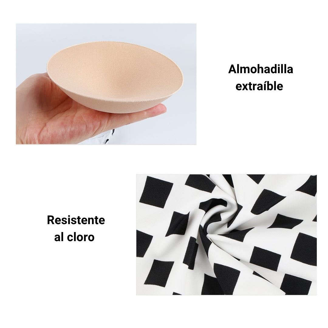 Traje de Baño YINGFA One Piece Clasico