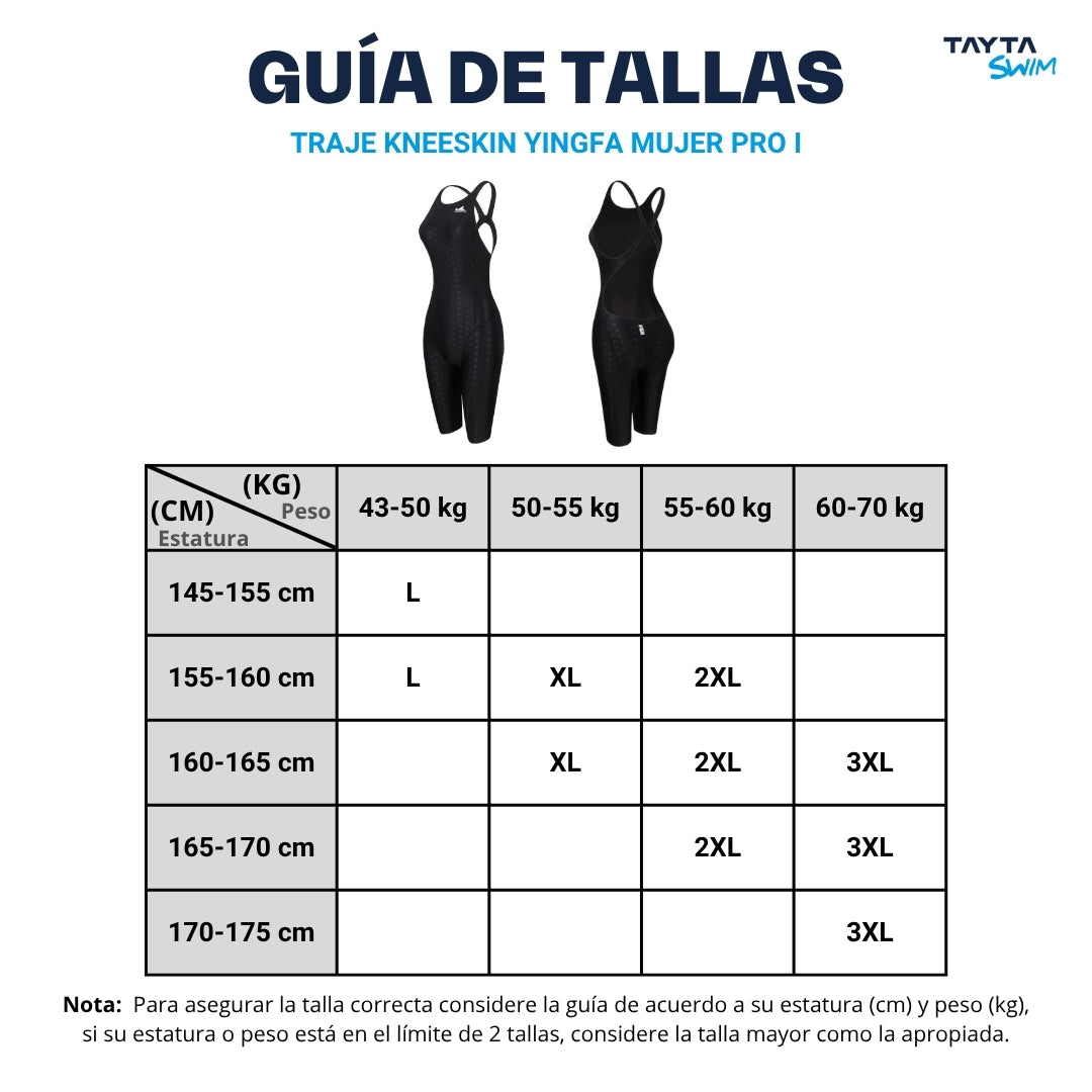 TRAJE KNEESKIN YINGFA MUJER PRO I CERTIFICADO FINA