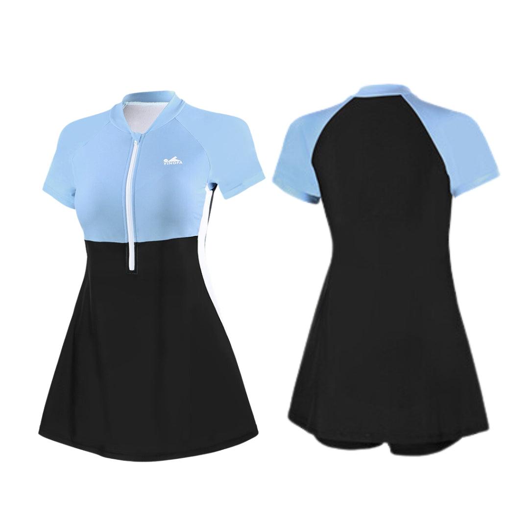 Traje Skirt Suit Manga Corta