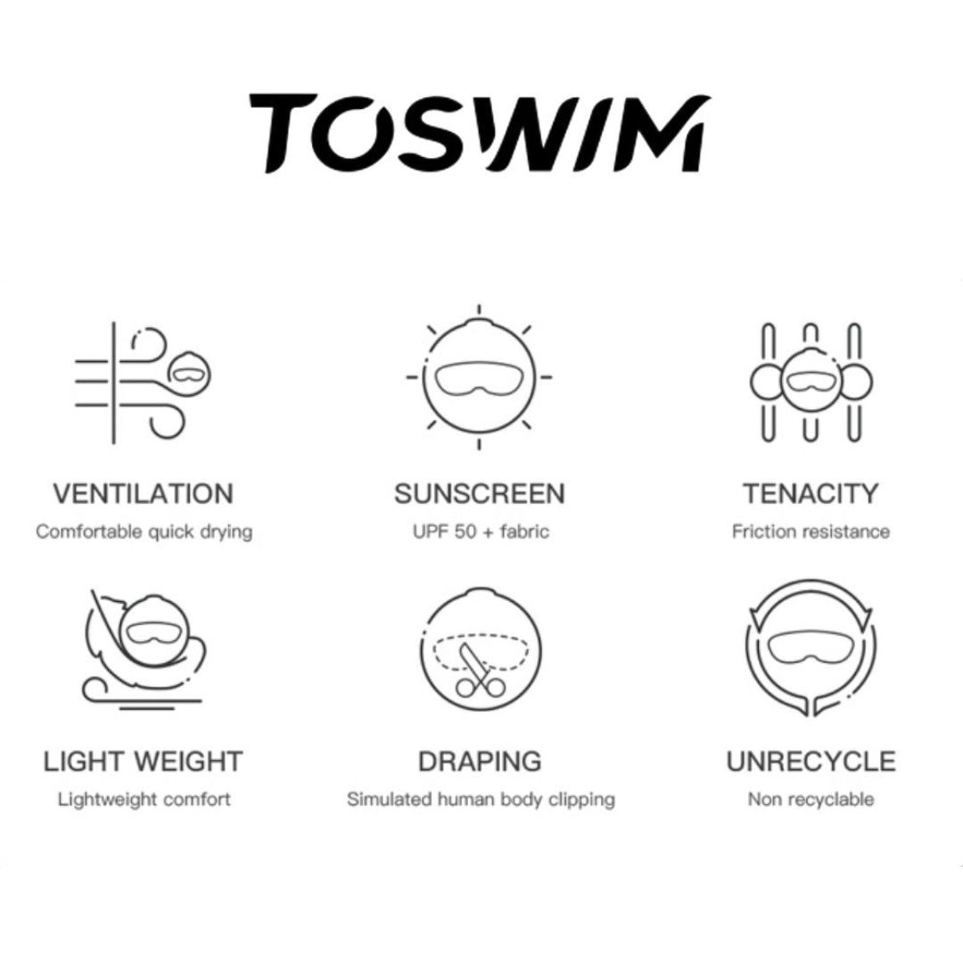 Traje de Natacion Manga Larga (TOSWIM)